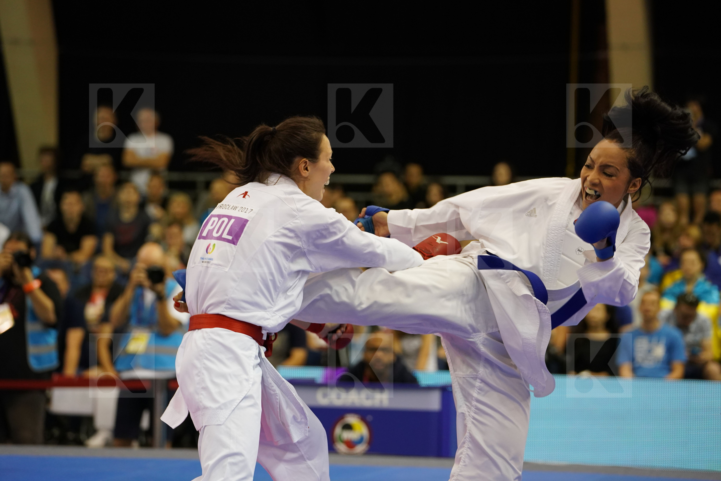 Female Kumite -61kg France Gradowska Justyna Ignace Lucie Poland